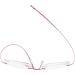 Super Light Rimless Titanium Reading Glasses +3.50 for Men & Women - Stylish Pink Reading Aid - Buy Online on GoSupps.com