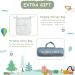 YOMECHEO Baby Crib Tent  Baby Safety Net for Cribs to Keep Baby from Climbing Out  Stable Structure Design with Strong Rods  See-Through Mesh Crib Mosquito Net - Buy Online on GoSupps.com