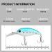 ZWMING Bass Crankbait Fishing Lures Set - 14pcs 3D Eyes Swimbait for Freshwater & Saltwater Fishing - Buy Online on GoSupps.com