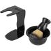 Premium 3-Piece Shaving Brush Set with Nylon Bowl & Stand | Perfect for Beard Grooming | International Shipping Available - Buy Online on GoSupps.com