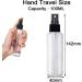 4Pcs 100ml Spray Bottle Empty Plastic Fine Mist Travel Atomiser Set with 2 Funnels & 12 Stickers - Refillable & Reusable Bottle Toiletries Liquid Containers for Cosmetic Make-up by JamHooDirect - Buy Online on GoSupps.com
