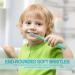 Vekkia Kids Electric Toothbrush Replacement Heads - 4 Pack, 3D Curved Soft Bristles for Gentle & Efficient Cleaning, Blue - Buy Online on GoSupps.com
