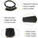 32inch Long Braid Ponytail Extension with Elastic Tie Sleek Straight Braids Ponytail Natural Soft Synthetic Hairpiece for Women Girls (#1B 32INCH/80CM) 32INCH/80CM #1B - Buy Online on GoSupps.com