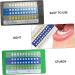 Mobestech 5 Sets 20pcs Tooth Color Card Label - PVC Dental Tools for Oral Care | International Shipping Available - Buy Online on GoSupps.com