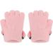 Baby Toddler Cartoon Deer Winter Thicken Wool Knitted Magic Mittens Convertible Fingered Gloves Insulated Snow Cold Weather Fluffy Mittens for Girls Boys Age 1-4Years Xmas Gift Pink Deer-Convertible - Buy Online on GoSupps.com