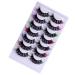 Ipetboom 7 Pairs Lash Extension Lash Clusters Cosplay Lashes Colored Eyelashes Individual Cluster Lashes Individual Lashes False Lash Women Lashes with Color Extend Chemical Fiber Dense