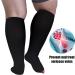 FEOYA Compression Stockings | Medical Thrombosis Socks for Men & Women | Open Lace Calves | Plantar Fasciitis & Heel Spur Support | Sizes M-7XL - Black - Buy Online on GoSupps.com