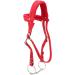 Zerodis Adjustable Red Horse Bridle with Soft Cushion Rein - Premium Harness Headstall - Buy Online on GoSupps.com
