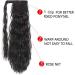 Ponytail Extension Ponytail Extensions for Women Long Curly Ponytail Natural hair extension Wrap on Clip Hair Blonde Black Horse Tail Synthetic Ponytail Hair Extension(Q19 8) 22INCHES Q19 8 - Buy Online on GoSupps.com