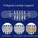 Lordosis Support Belt for Back Pain Relief - Intervertebral Disc Orthopedics Waist Decompression with Removable Double-Pull Belts & Steel Rails | Unisex XXL Gray - Buy Online on GoSupps.com