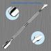 HIFAU 2PCS Premium Cuticle Pusher and Cutter Set for Fingernail and Toenail Care - Manicure Tools - Buy Online on GoSupps.com