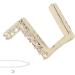 Capital Letter Hip Hop Tooth Removable Teeth Brace Decoration Teeth Accessory for Costume Party (Gold) Large Gold - Buy Online on GoSupps.com