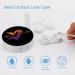 Hummingbird Heart ECG Print Contact Lens Case with Mirror | Cute & Portable Eye Lens Travel Kit - Buy Online on GoSupps.com