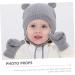Buy ABOOFAN 3 Sets Children's Hat & Gloves - Warm Windproof Knitting Caps & Beautiful Knitted Gloves for Toddlers - Ideal Winter Accessories for Kids - Buy Online on GoSupps.com