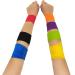 8 Roll Self-Adhering Bandage Tape - Multicolored Sports Adhesive for Finger Wrist & Ankle - 5cm x 4.5m - Buy Online on GoSupps.com
