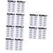 FOMIYES 12 Pcs Eyebrow Stickers Makeup Stickers Eyebrows Grooming Stencil Water Transfer Eyebrow Sticker 3d