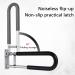 23.6inch Toilet Grab Bar Fold Down Grab Bar Support Flip-Up Handicap Grab Bar Rail Wall Mounted Bathroom Shower Safety for Disabled erly - Buy Online on GoSupps.com
