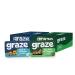 Graze - Salt & Vinegar and Salt & Pepper bundle snacks - Vegan Savoury Snacks High in Protein & Fibre - Pack of 18 snacks