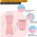 SHANPIN Stainless Steel 2pc Eyelash Comb Pink Makeup Applicator & Eyebrow Grooming Brush Tool - Buy Online on GoSupps.com