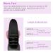 SIVSV 18 Inch Jet Black Clip in Human Hair Extensions - Remy Seamless Clip ins for Women - 100g Double Weft - 8pcs/Set - Buy Online on GoSupps.com