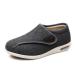 MisFun Diabetic Shoes for Women Warm Shoes for Edema and Swollen Feet Men's Velcro Sneakers Be Applicable for Swollen Feet Diabetic & Edema 8.5 Gray