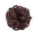 SEGO Hair Part Hair Tie Extensions - Curly Bun & Messy Updos | Natural Black & Dark Golden Brown - 30g - Buy Online on GoSupps.com