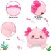 Auspicious Beginning Axolotl Stuffed Animal Plush Toy - 9.8 inch Pink - Cute Kawaii Doll for Friends - Soft, Cuddly, Chubby, and Perfect Room Decoration - New Year Gift - Buy Online on GoSupps.com