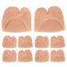Toe Protector Toe Cap Cover Toe Hole Cover Bunion Toe Protector5pairs Toe Cap Cover w Shaped Sebs Forefoot Cushioning Pad Protector With Breathable Hole(Closed skin tone)