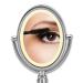 Conair Double-Sided Lighted Makeup Mirror - 1x/7x Magnification, Polished Chrome with Crystal Ball Stem - Buy Online on GoSupps.com