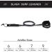 Slash Premium Surf Leash 6-9ft | Shortboard, Longboard, SUP Paddle Board Leash | 9' ft. - Black - Buy Online on GoSupps.com