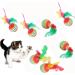 Meiso 10-Piece Interactive Cat Toy Set | Colorful Feather Balls for Kittens | Perfect for Hunting & Chewing Training - Buy Online on GoSupps.com