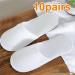 Holdfiturn 20 Pairs Disposable Slippers Closed Toe Fabric Spa Slippers White Unisex Spa Hotel Guest Slippers for Home Party Travel - Buy Online on GoSupps.com