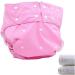 LukLoy - Teen/Adults Cloth Diapers Nappy with 2pcs Inserts for Incontinence Care -Dual Opening Pocket Washable Adjustable Reusable Leakfree (Pink)