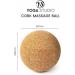 Natural Cork Yoga Studio Massage Ball - 6 cm Double Pack | Eco-Friendly & Effective - Buy Online on GoSupps.com