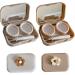 Shop Ptumcial 2PC Cute Flower Contact Lenses with Travel Holder & Applianter - Perfect for International Shipping - Buy Online on GoSupps.com