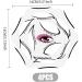Eye eyeliner brushes eye eyeliner dial 4 sheets 10 models each eye shadow template 6 in1 in1 eye eyeliner stickers reusable with perfect winged tip - Buy Online on GoSupps.com
