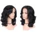 Lady Miranda 16 Loose Wave Lace Part Wig - Black Synthetic Heat Resistant Full Wig for Women - Buy Online on GoSupps.com