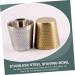 FRCOLOR Stainless Steel Razor Shell Cup Holder - 2 STK Metal Shaving Foam Dish for Soap & Razors - Buy Online on GoSupps.com