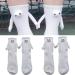 2 Pcs Magnetic Hand Holding Socks 3D Doll Socks Couple Holding Hands Funny Socks Cute Socks Funny Gifts for Women White