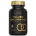 Advanced Turmeric and Black Pepper Capsules 4000mg ONE per Day with Ginger Root | 90 Turmeric Tablets for Joint Care & Mobilty | Potent Tumeric Supplement Joints | 3 Month Supply | Made in The UK