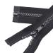 YaHoGa 2PCS 5 30 Inch Separating Jacket Zippers for Sewing Coats Jacket Zipper Black Molded Plastic Zippers Bulk (30 2pc) Black 30 2pcs