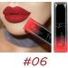 Matte Lipstick Red Lipstick Smooth Waterproof Highly Pigmented Velvet Lipstick Lip Gloss Full-Coverage Lip Color Lipsticks Professional Lipstick Cosmetics Make Up Gifts (#06) - Buy Online on GoSupps.com