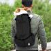 1-25KG Dog Carrier Bag with Drawstring Head Out Design Ventilated Pet Backpack for Small Medium Dogs Daily Puppy Carrier for Walking Outdoor Safety/Comfortable/Lightweight L Black