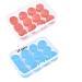 12 Pairs Silicone Ear Plugs for Sleeping Noise Cancelling Reusable Moldable Wax Earplugs for Swimming Work Airplane SNR27dB(Blue Orange) B+o-12 Pairs