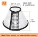 Adjustable Vivifying Cat Cone - Lightweight Recovery Pet Collar for Cats, Kittens, Small Dogs, and Rabbits - 3 Sizes Available (M: Neck 7.2-9.0 in) - Buy Online on GoSupps.com
