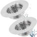 Abizarch Kitchen Drain Stopper Stainless Steel Sink Stopper Kitchen Drain 3 in 1 Sink Strainer Kitchen Drain Enduring Anti Clog Kitchen Drain Stopper for Standard 3-1/2 inch Drain ZHAZHAMO Two tapes are wrapped in a piece of hair - Buy Online on GoSupps.com