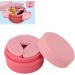 Silicone Travel Makeup Containers Silicone Cream Jars with Spoon 12ml Proof Portable Refillable Empty Ornaments Pills for Outdoor Use (Pink) - Buy Online on GoSupps.com