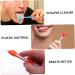Minkissy 8-Piece Tongue Cleaning Brush Set | Plastic Scraping Tools for Adults | Blue & Orange Tongue Scrapers (19.5x3x0.6cm) - Improve Oral Hygiene - Buy Online on GoSupps.com