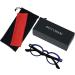 OCCI CHIARI Retro Round Reading Glasses Blue | Unisex Readers 1.0-6.0 Magnification - Buy Online on GoSupps.com