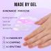 Buy Bartbox Square Press on Nails - Short Sheer Brown 30 Pieces - Artificial Nail Set for Women & Girls - Easy Stick-On Square Fake Nails - Buy Online on GoSupps.com